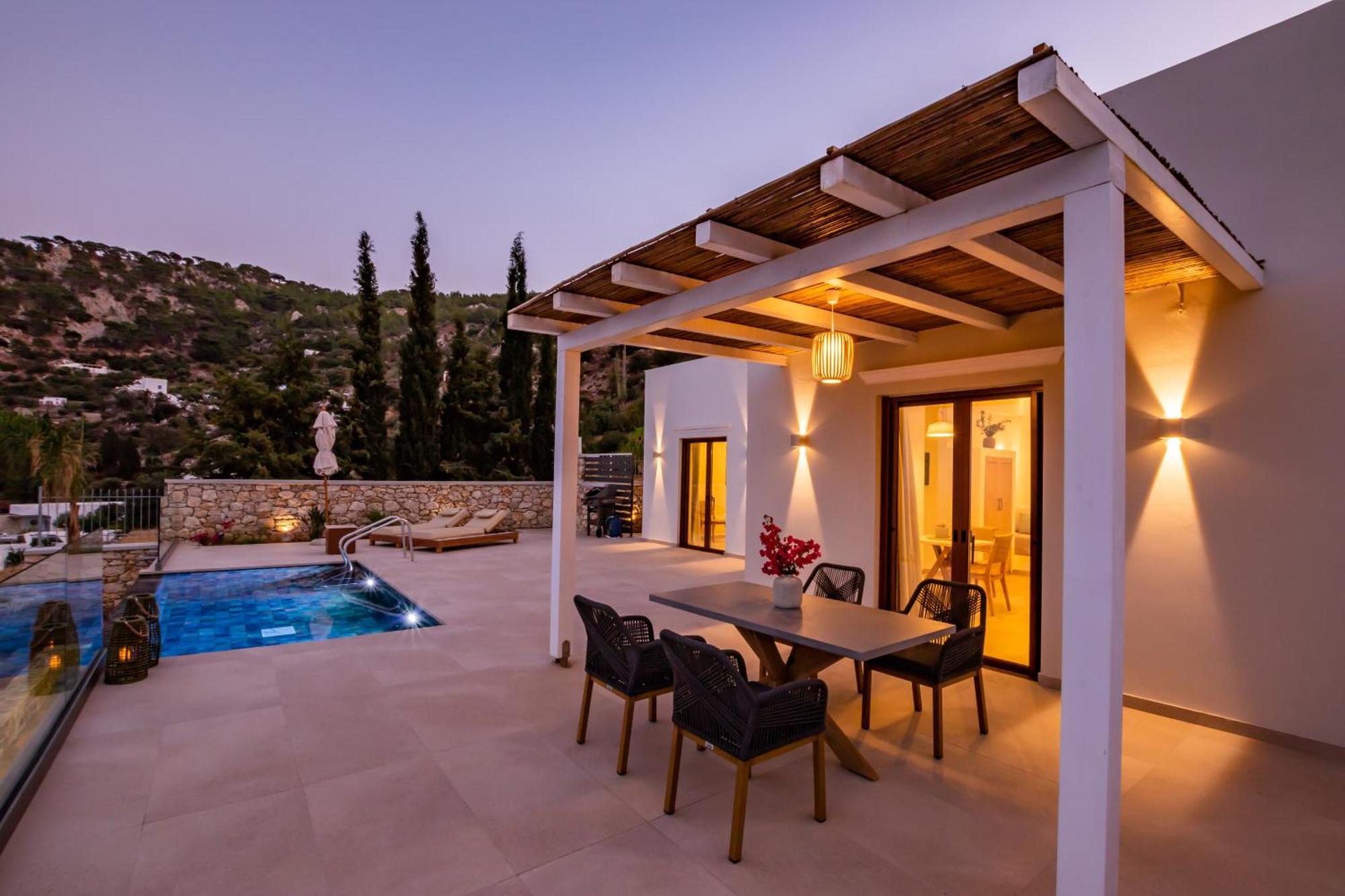 Mertelia Luxury Villas Kyra Panagia Екстериор снимка