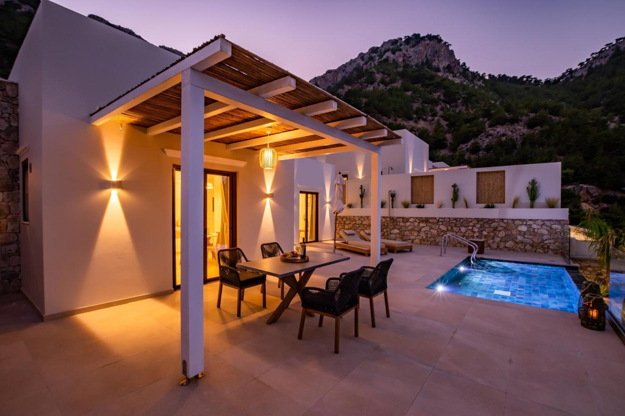 Mertelia Luxury Villas Kyra Panagia Екстериор снимка