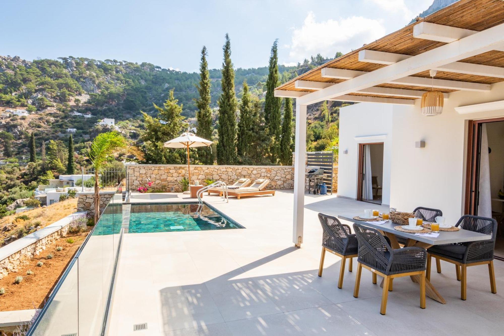 Mertelia Luxury Villas Kyra Panagia Екстериор снимка